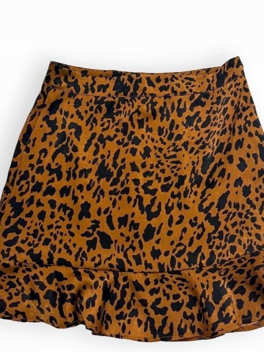 Forever 21 Leopard Print Mini Skirt Size Medium